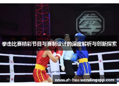拳击比赛精彩节目与赛制设计的深度解析与创新探索